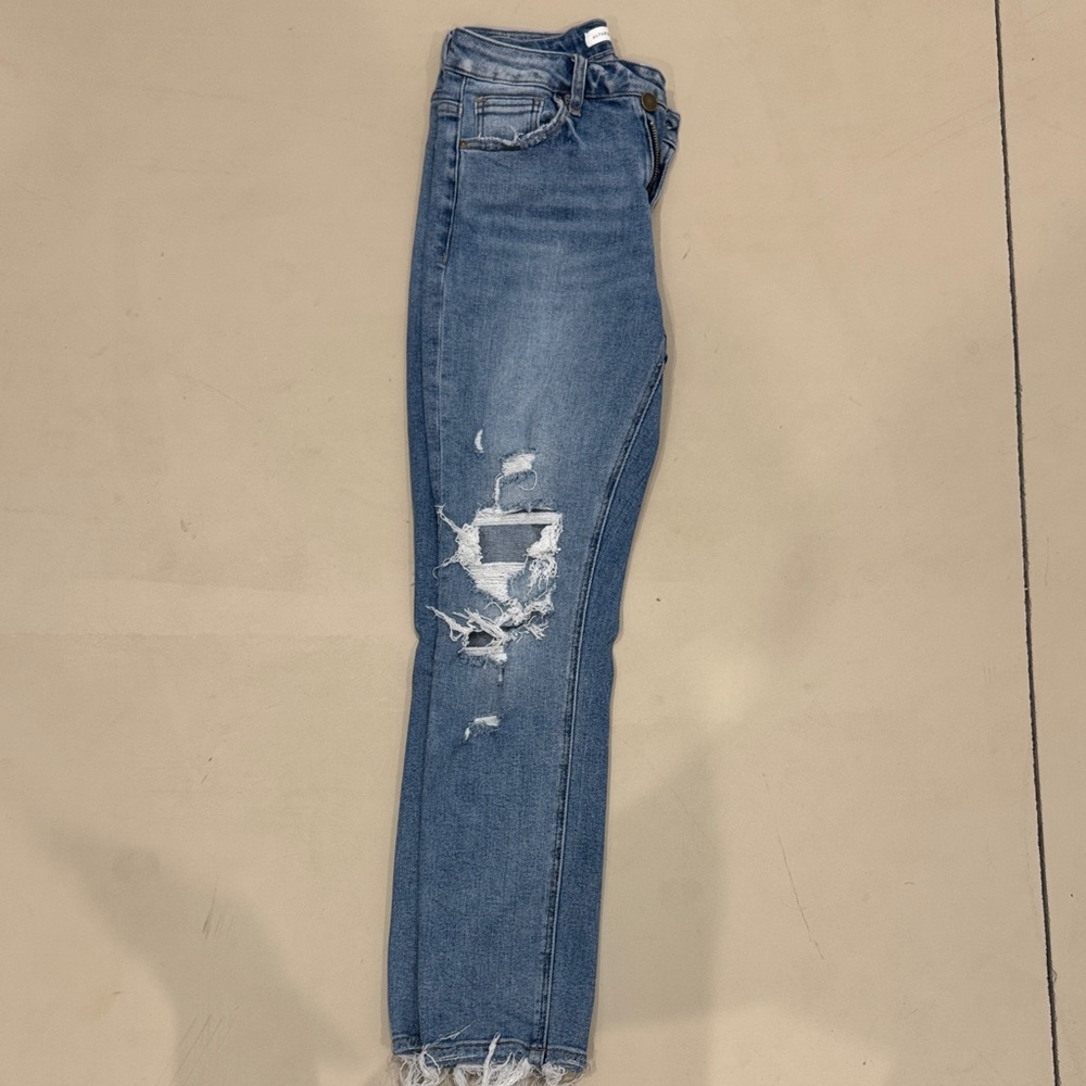 Altar'd State Classic Blue Ripped Skinny Jeans